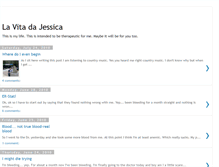 Tablet Screenshot of lavitadajessica.blogspot.com