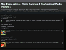 Tablet Screenshot of alagexpressions.blogspot.com