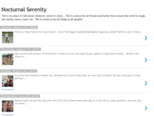 Tablet Screenshot of nocturnalserenity.blogspot.com