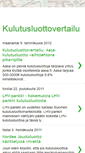 Mobile Screenshot of kulutusluottovertailu.blogspot.com
