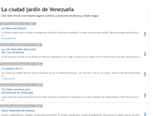 Tablet Screenshot of laciudadjardindevenezuela.blogspot.com