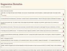 Tablet Screenshot of fragmentoslilterarios.blogspot.com