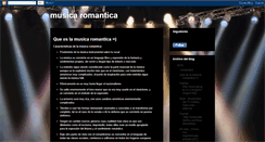 Desktop Screenshot of musicaromanticastefanie.blogspot.com