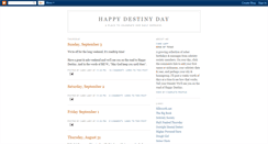 Desktop Screenshot of happydestinyday.blogspot.com