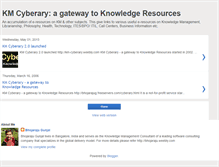 Tablet Screenshot of km-cyberary.blogspot.com