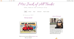 Desktop Screenshot of mrsjackofalltradesdaily.blogspot.com