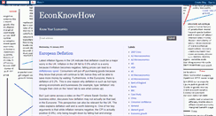 Desktop Screenshot of econknowhow.blogspot.com