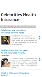 Mobile Screenshot of celebritieshealthinsurance.blogspot.com