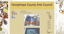 Desktop Screenshot of humphreyscountyartscouncil.blogspot.com