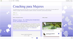 Desktop Screenshot of coachingparamujeres.blogspot.com