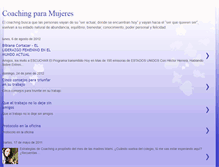 Tablet Screenshot of coachingparamujeres.blogspot.com