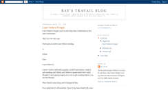 Desktop Screenshot of baystravailblog.blogspot.com