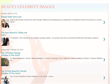 Tablet Screenshot of beautycelebrityimages.blogspot.com