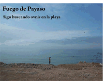 Tablet Screenshot of fuegodepayaso.blogspot.com