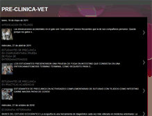 Tablet Screenshot of preclinicavet.blogspot.com