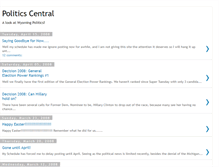 Tablet Screenshot of politics-central.blogspot.com
