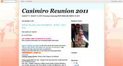 Desktop Screenshot of casimiroreunion.blogspot.com