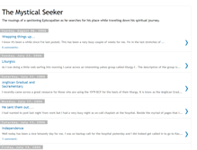 Tablet Screenshot of mystical-seeker.blogspot.com