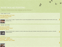 Tablet Screenshot of notenggakpenting.blogspot.com