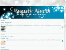 Tablet Screenshot of beautyalert15.blogspot.com