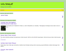 Tablet Screenshot of aa-shalat.blogspot.com