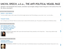 Tablet Screenshot of anti-politicalweasel.blogspot.com