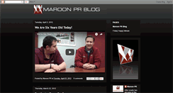 Desktop Screenshot of maroonpr.blogspot.com