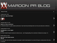 Tablet Screenshot of maroonpr.blogspot.com