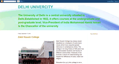 Desktop Screenshot of delhiunivercity.blogspot.com