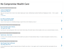 Tablet Screenshot of nocompromisehealthcare.blogspot.com