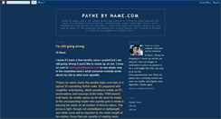Desktop Screenshot of paynebyname.blogspot.com