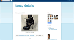 Desktop Screenshot of fancydetails.blogspot.com