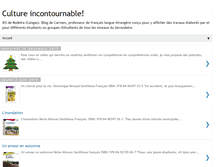 Tablet Screenshot of cultureincontournable.blogspot.com