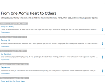 Tablet Screenshot of onemomheart.blogspot.com