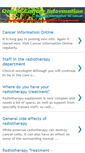 Mobile Screenshot of online-cancer-information.blogspot.com