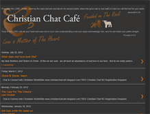 Tablet Screenshot of christianchatcafe.blogspot.com