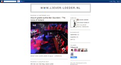 Desktop Screenshot of liever-loeder.blogspot.com