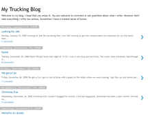 Tablet Screenshot of mytruckingbog.blogspot.com