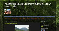 Desktop Screenshot of culturamazonia.blogspot.com