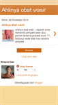Mobile Screenshot of ahlinyaobatwasir.blogspot.com