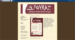 Desktop Screenshot of poyrazedebiyat.blogspot.com