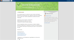 Desktop Screenshot of boletin6tecnicascp.blogspot.com