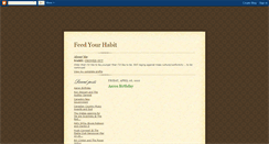 Desktop Screenshot of feedyourhabit.blogspot.com