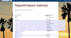 Desktop Screenshot of najlepsze--wakacje.blogspot.com