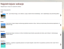 Tablet Screenshot of najlepsze--wakacje.blogspot.com