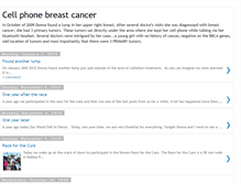 Tablet Screenshot of cellphonebreastcancer.blogspot.com