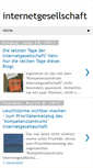 Mobile Screenshot of internetgesellschaft.blogspot.com