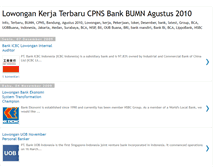 Tablet Screenshot of lowongan-kerjabank.blogspot.com