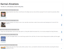 Tablet Screenshot of karmaskreations.blogspot.com