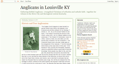 Desktop Screenshot of anglicanlouisville.blogspot.com